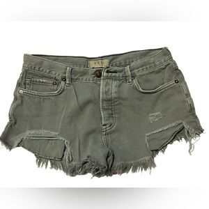 Distressed shorts